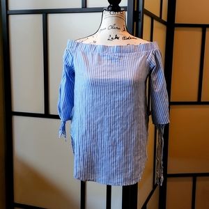 MOSSIMO Blue/White striped